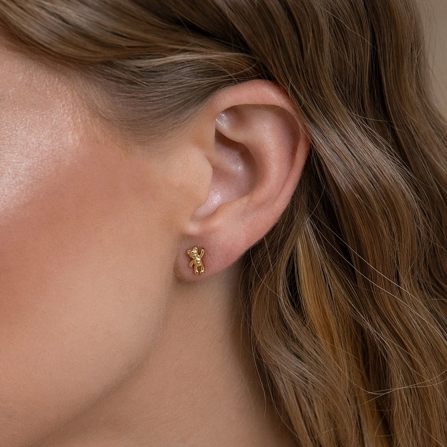 Aretes Osito Silueta