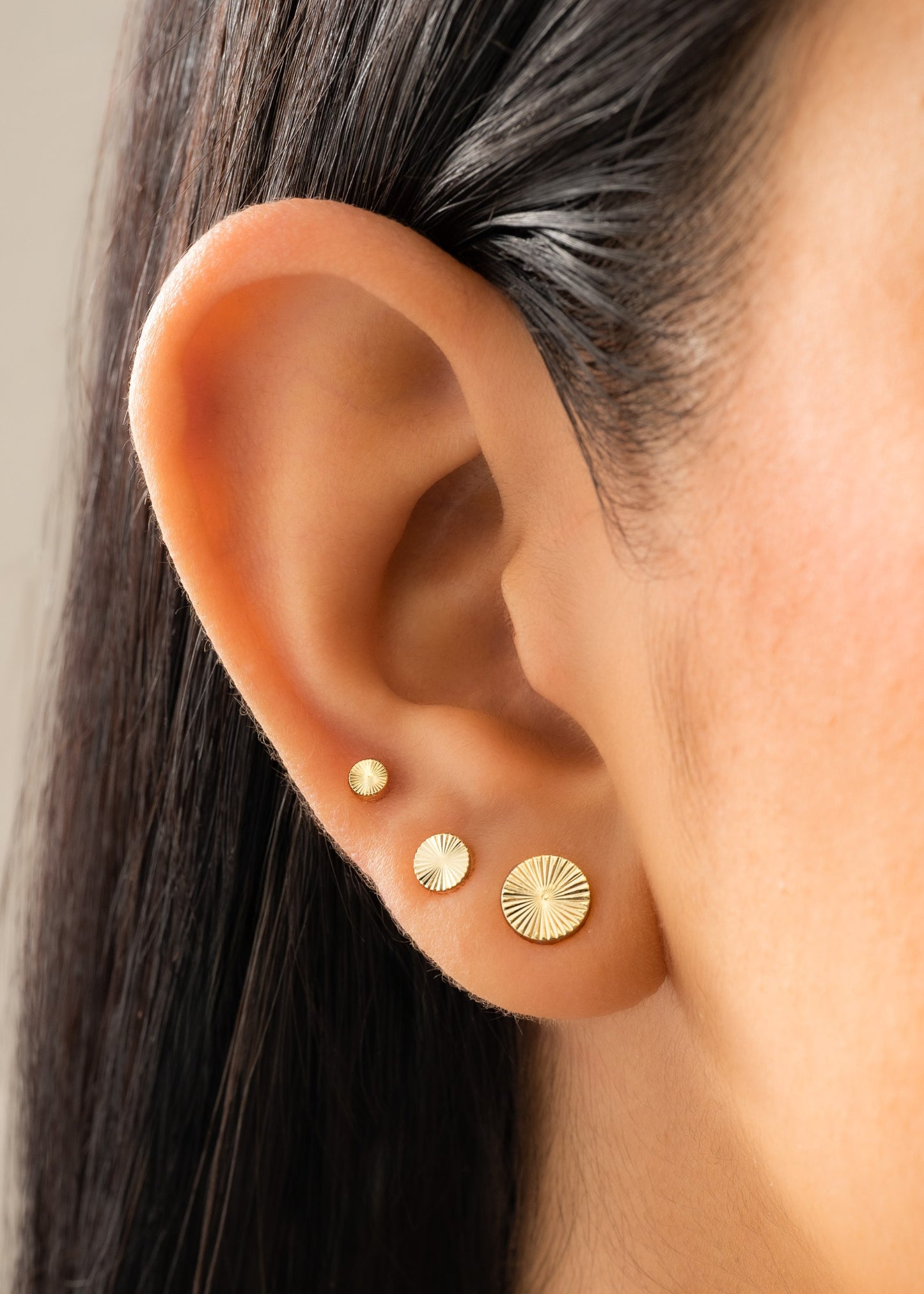 Aretes Sol Redondo