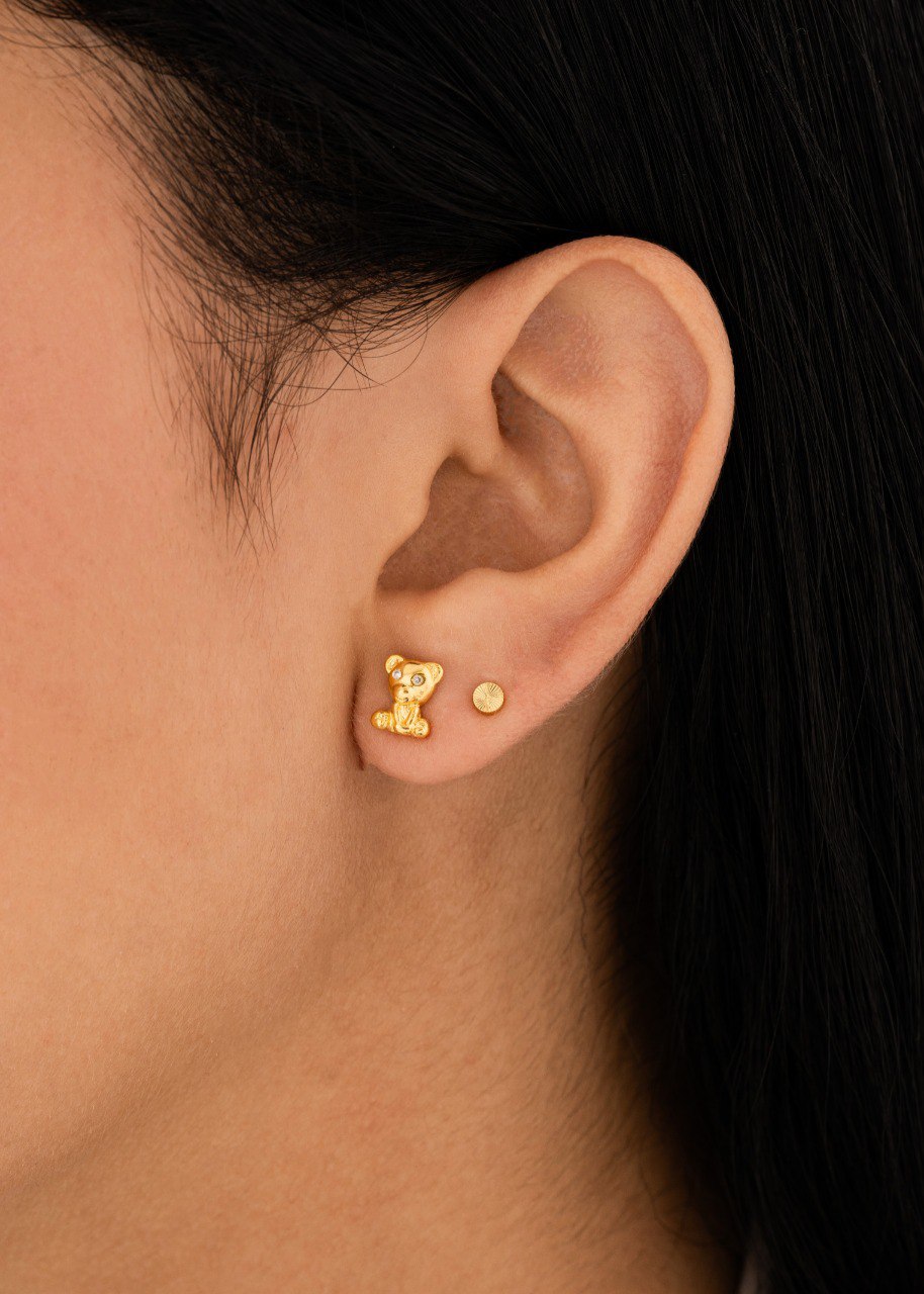 Aretes Osito Teddy