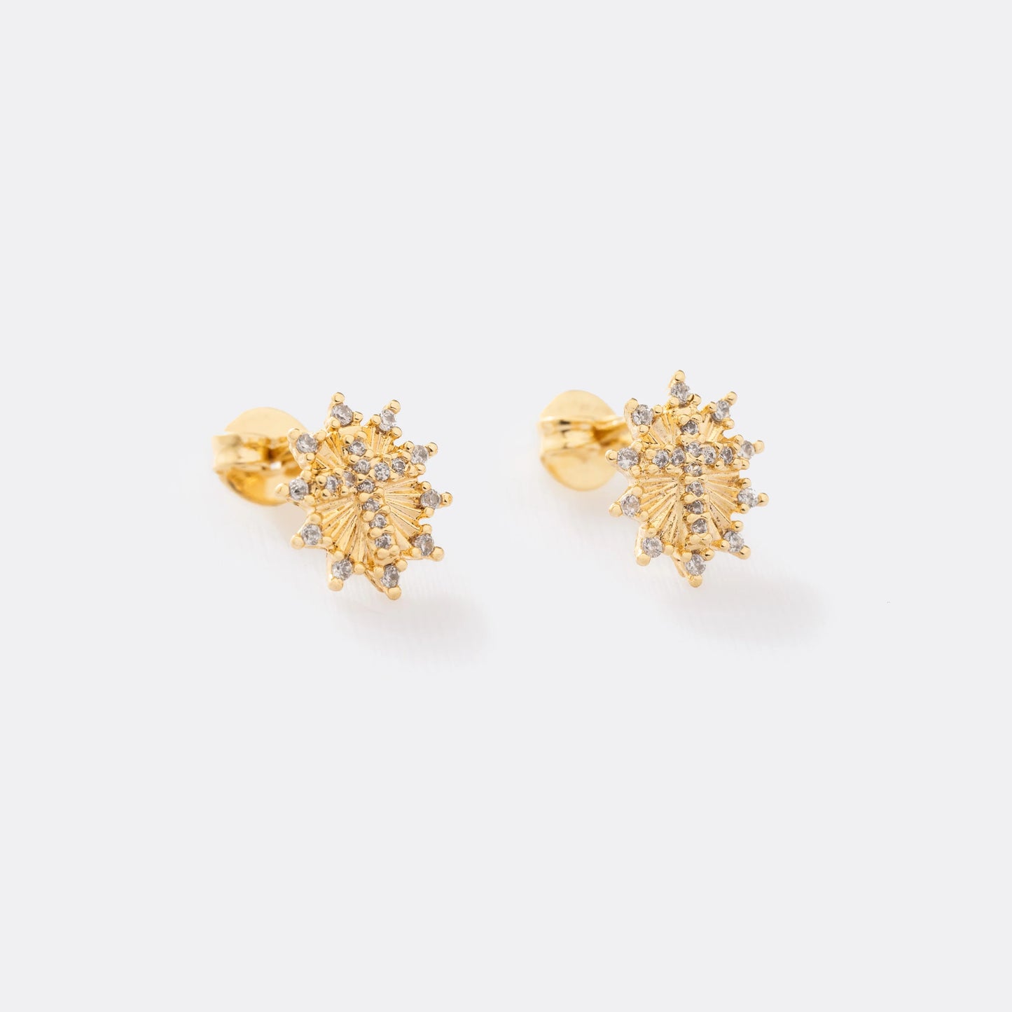 Aretes Cruz Sagrada circonias