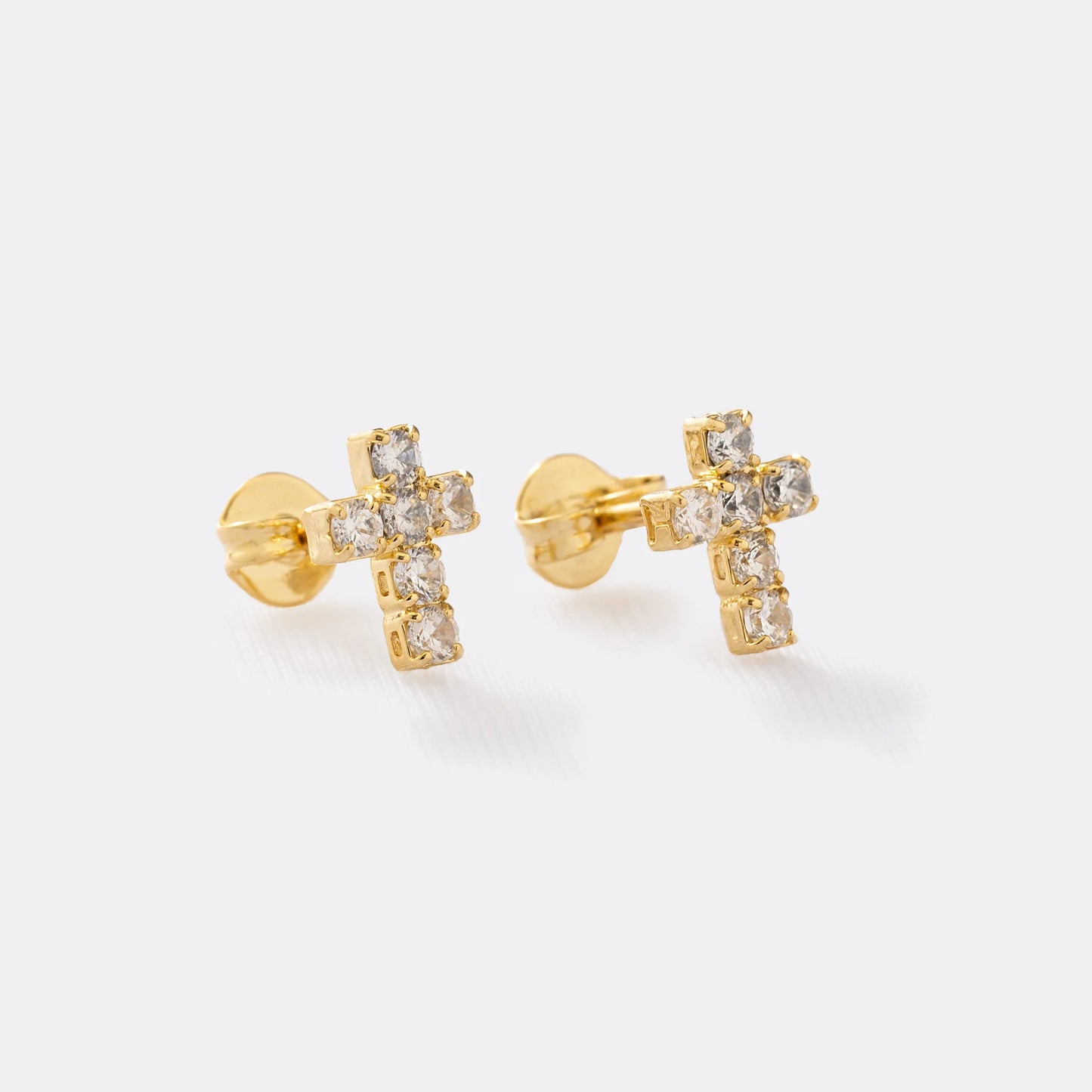 Aretes Cruz 6 Circonias