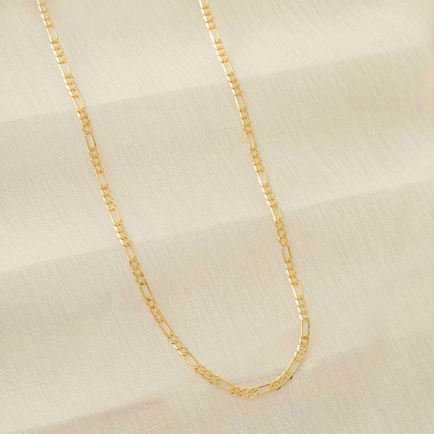 Cadena Cartier 3*1 diamantada delgada
