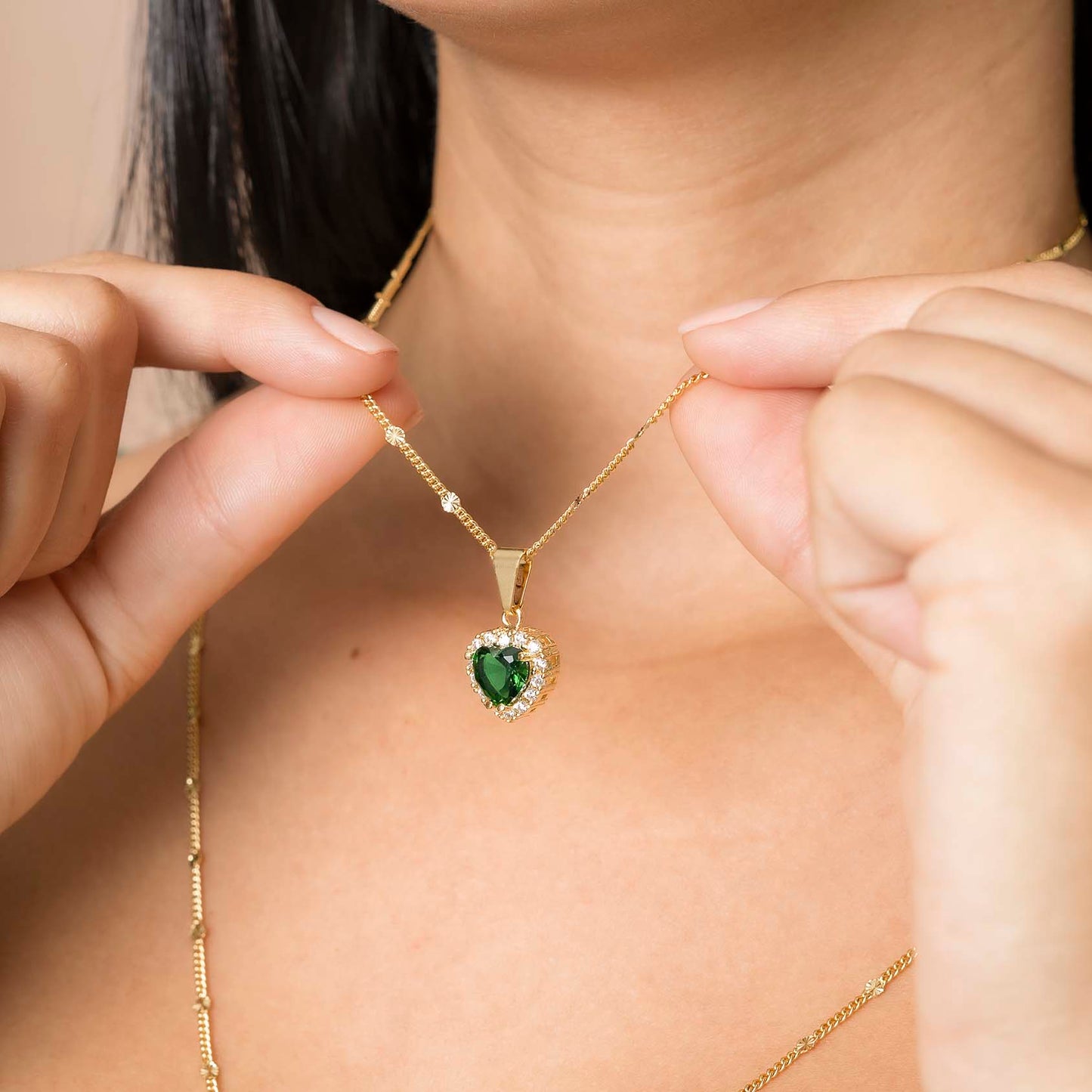 Dije Green Heart Beauty