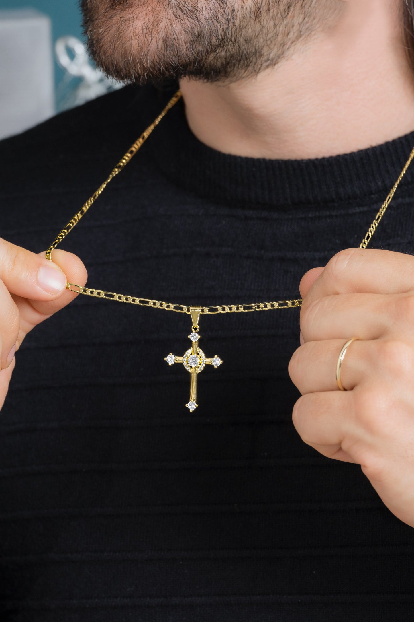 Cadena Cartier diamantada