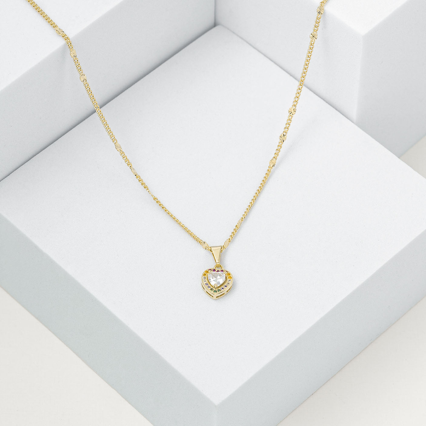 Dije Rainbow Love Cristal