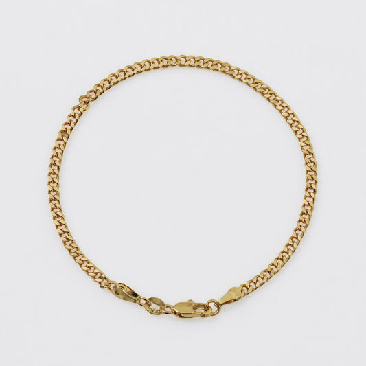Pulsera Cubana Plana 20cm
