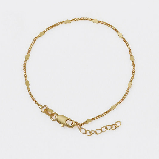 Pulsera Cubana In Love 16 cms + Extensor